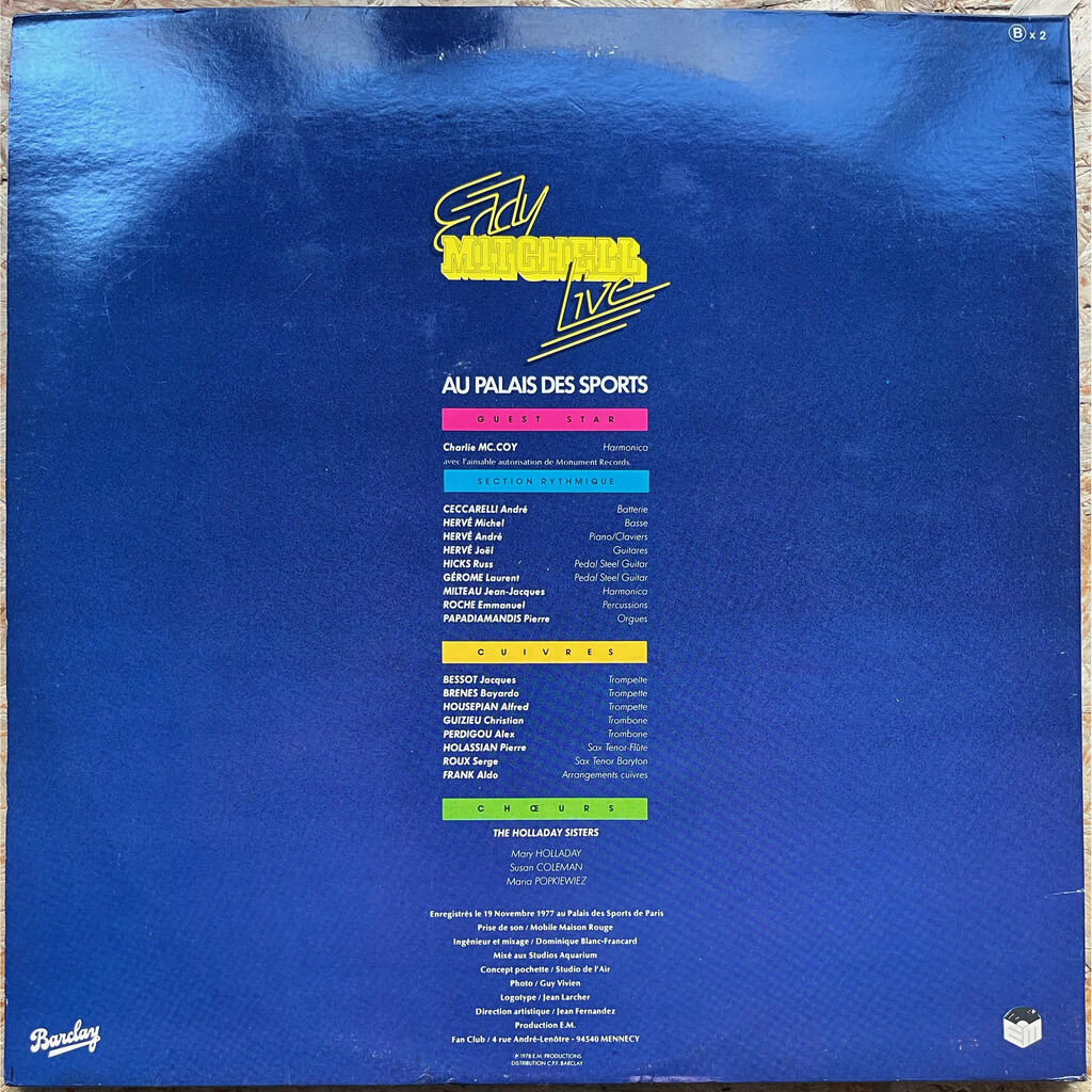  Eddy Mitchell  -  live 