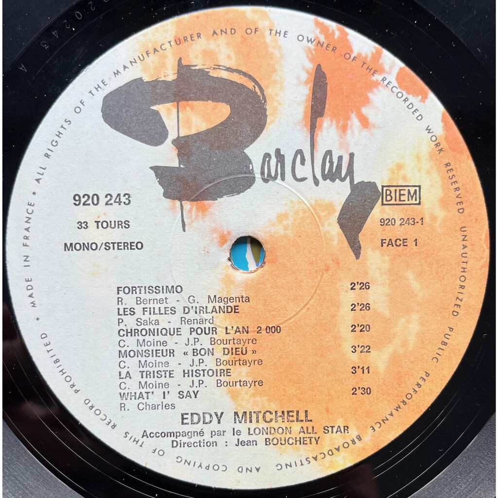  Eddy Mitchell  -  collection recital vol.1 