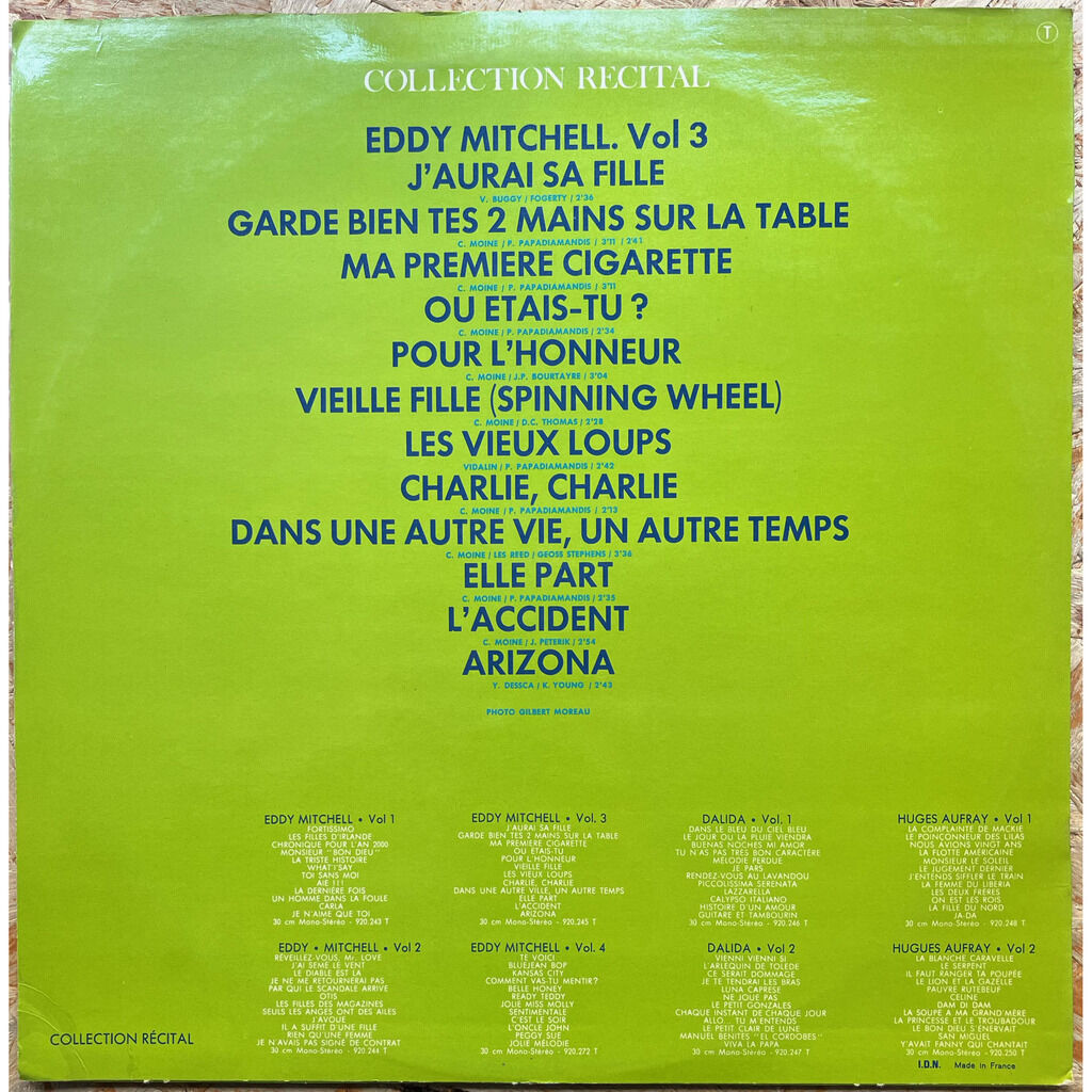  Eddy Mitchell  -  collection recital vol.3 