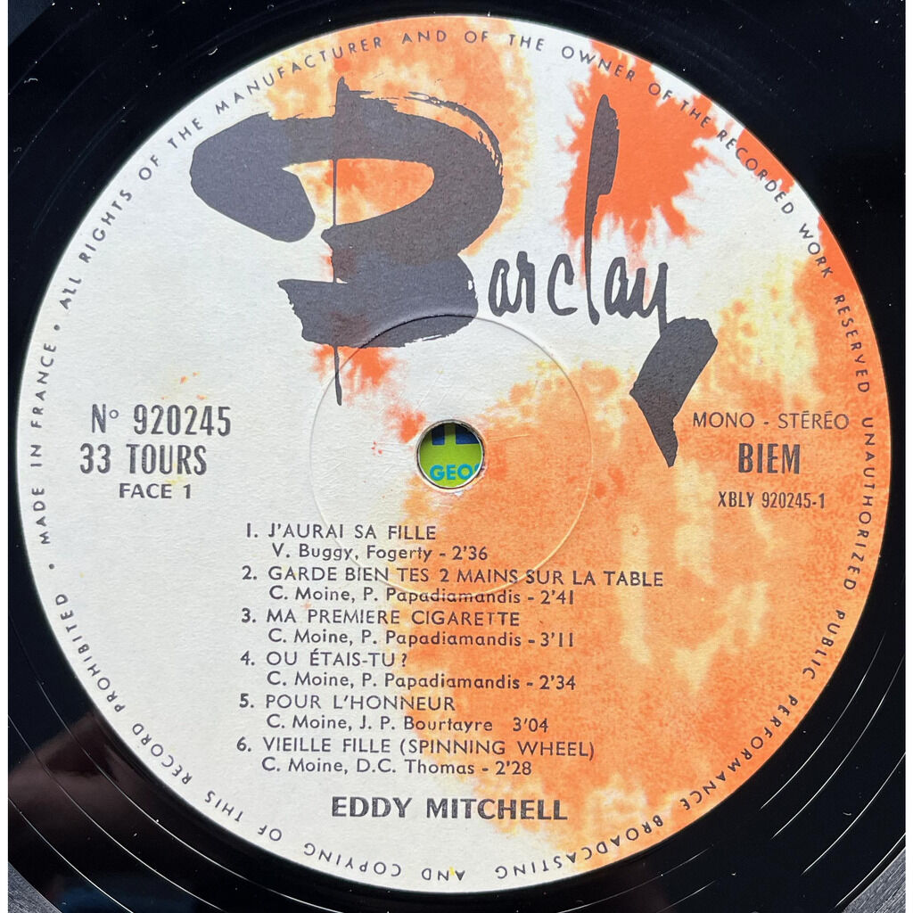  Eddy Mitchell  -  collection recital vol.3 