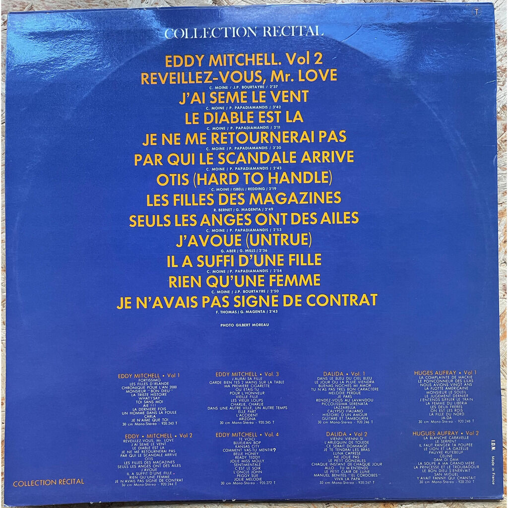  Eddy Mitchell  -  collection recital vol.2 