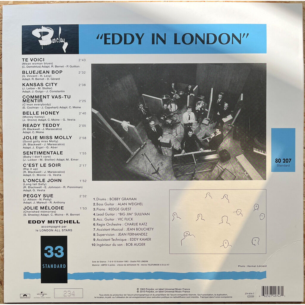  Eddy Mitchell  -  eddy in london 