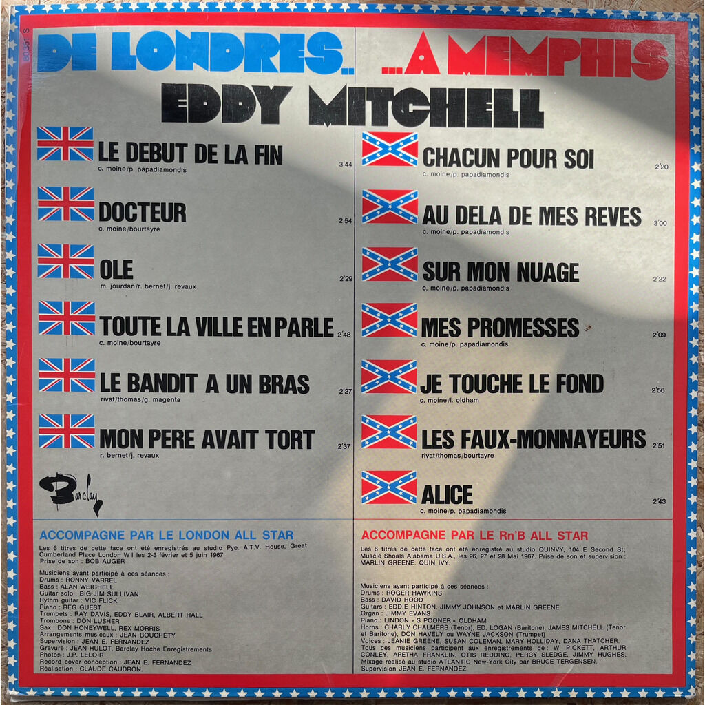  Eddy Mitchell  -  de londres à memphis 