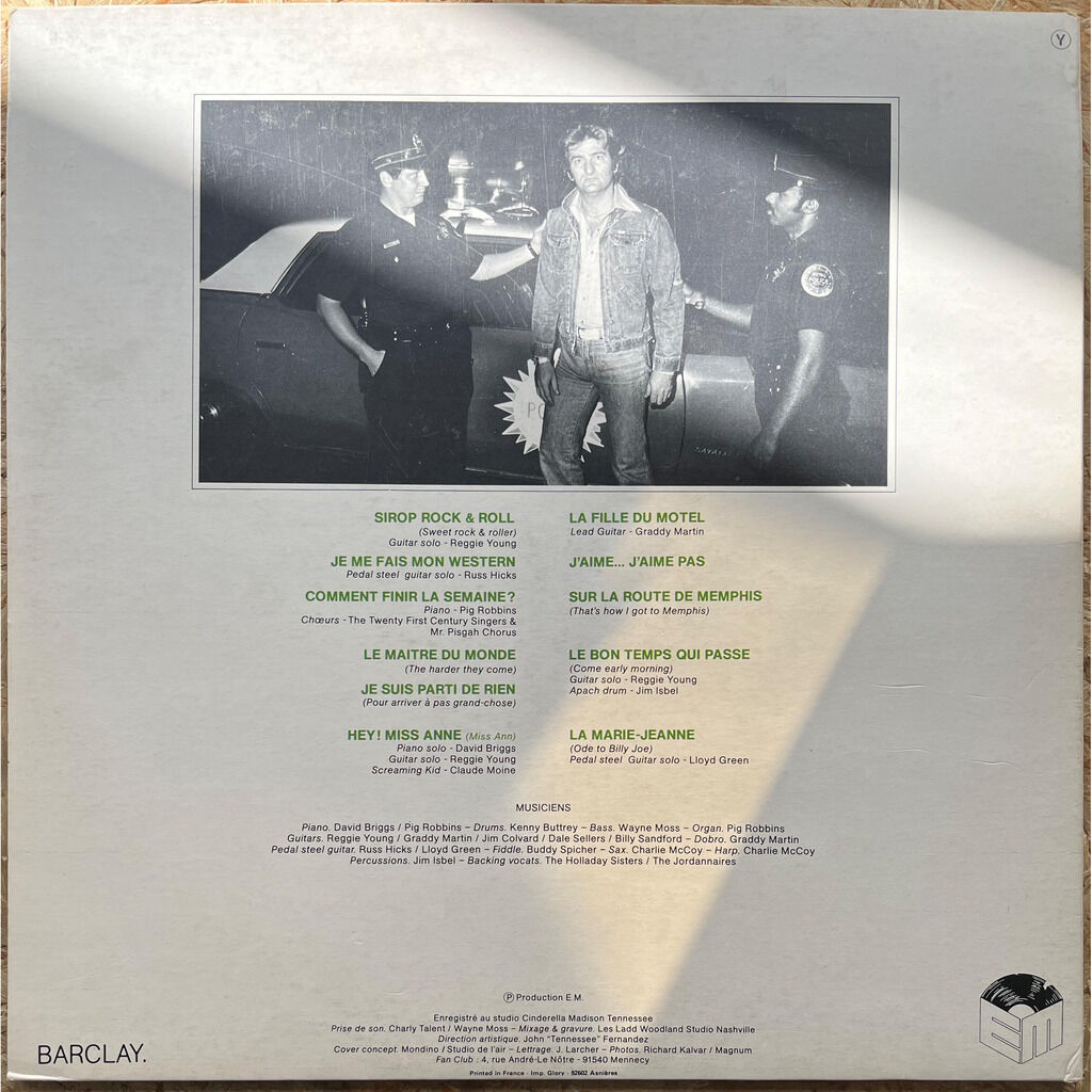  Eddy Mitchell  -  sur la route de memphis 