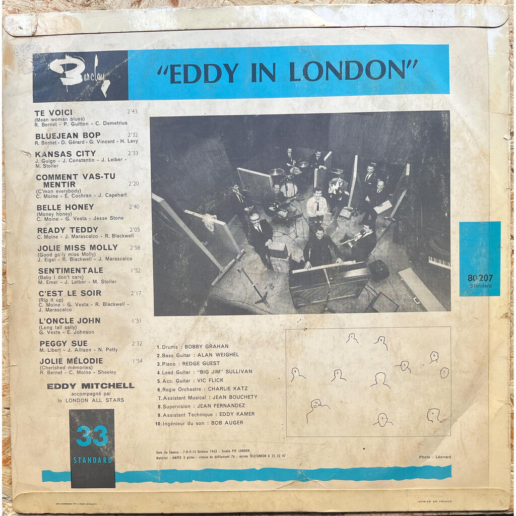  Eddy Mitchell  -  eddy in london 