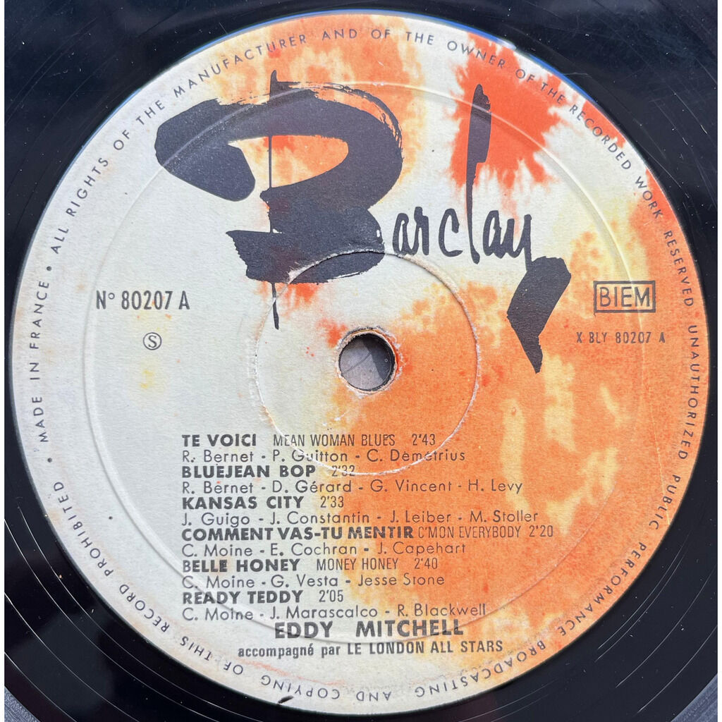  Eddy Mitchell  -  eddy in london 