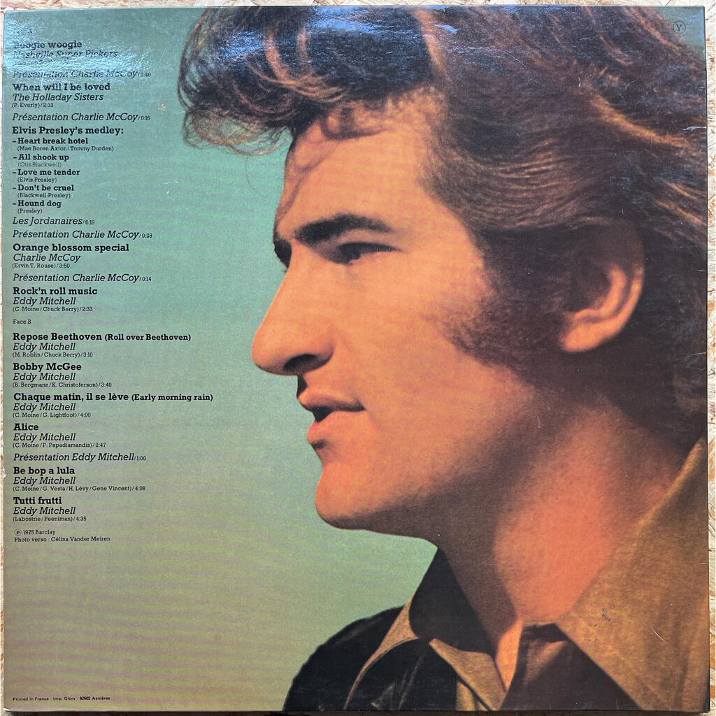  Eddy Mitchell The Jordanaires Charlie McCoy The Holladay Sisters  -  olympia - rocking in nashville 