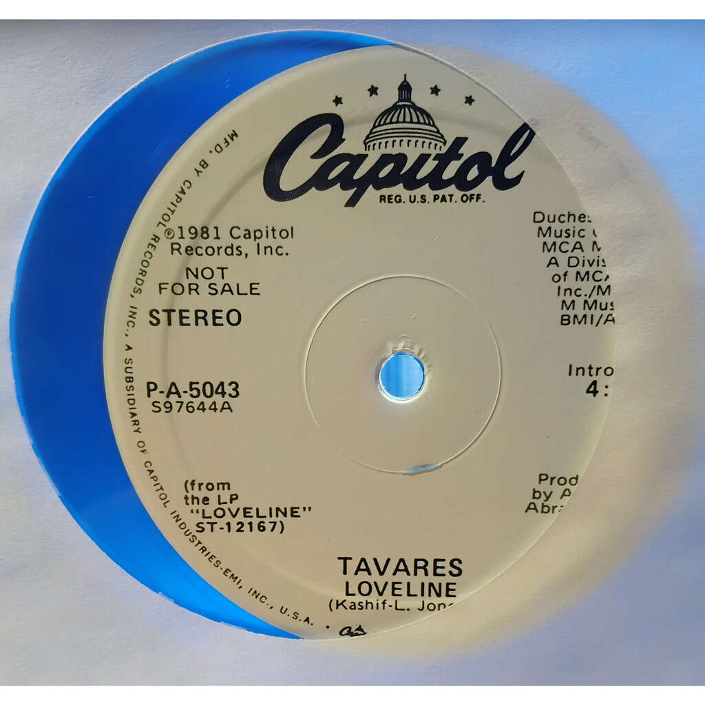  TAVARES  -  loveline - 12 inch promo ( colored ) 