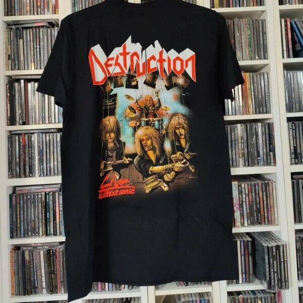  destruction  -  live without sense (l size) official t-shirt 2020 