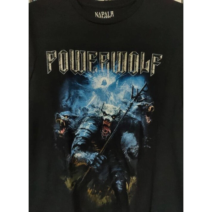  powerwolf  -  wake up the wicked (l size) official t-shirt 2024 