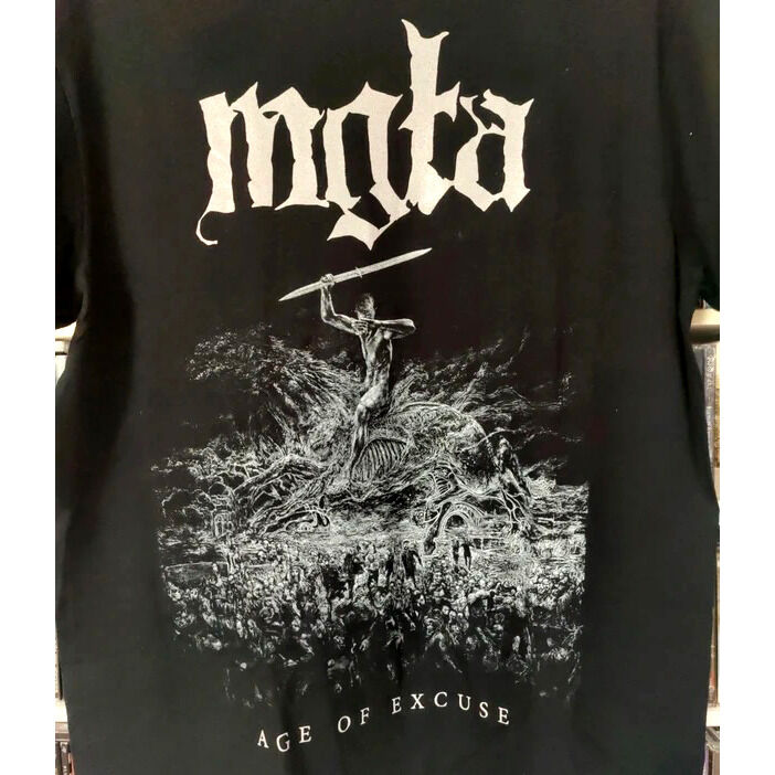  mgla  -  age of excuse (l size) official t-shirt 2023 