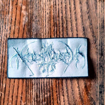  nargaroth  -  white logo patch 