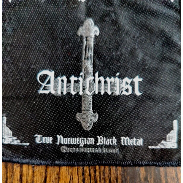  gorgoroth  -  antichrist the true norvegian black metal official vintage patch 2004 