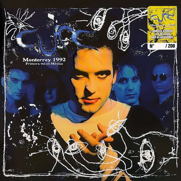  monterrey 1992 - primera vez en mexico -yellow mix black vinyls 