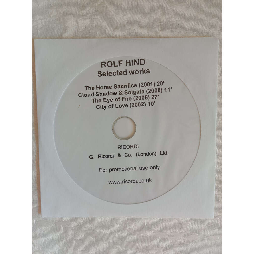 ROLF HIND Selected Works