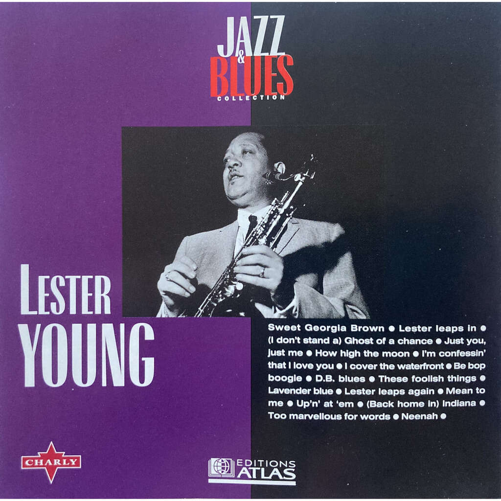 LESTER YOUNG - JAZZ & BLUES Original Swiss Pressing 1 CD.