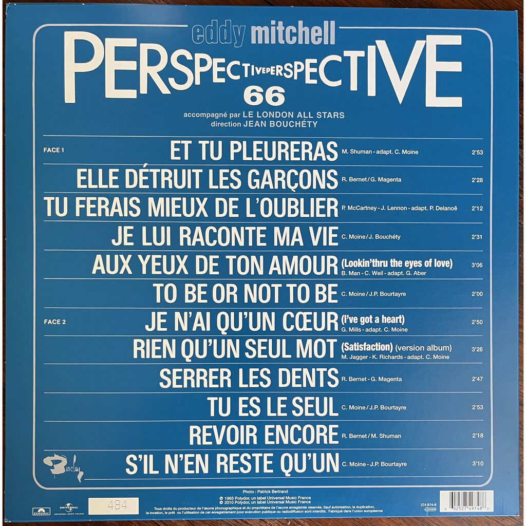  Eddy Mitchell Accompagné Par London All Star  -  perspective 66 