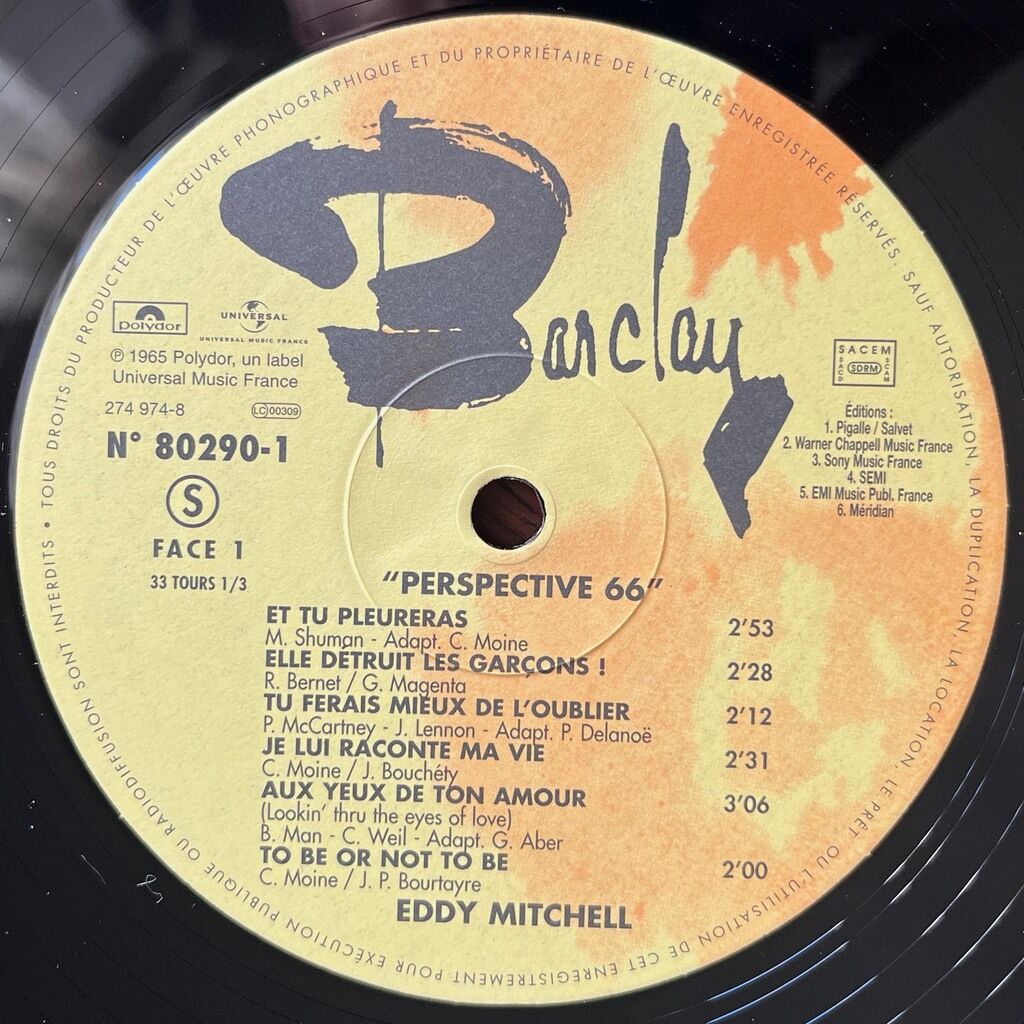  Eddy Mitchell Accompagné Par London All Star  -  perspective 66 