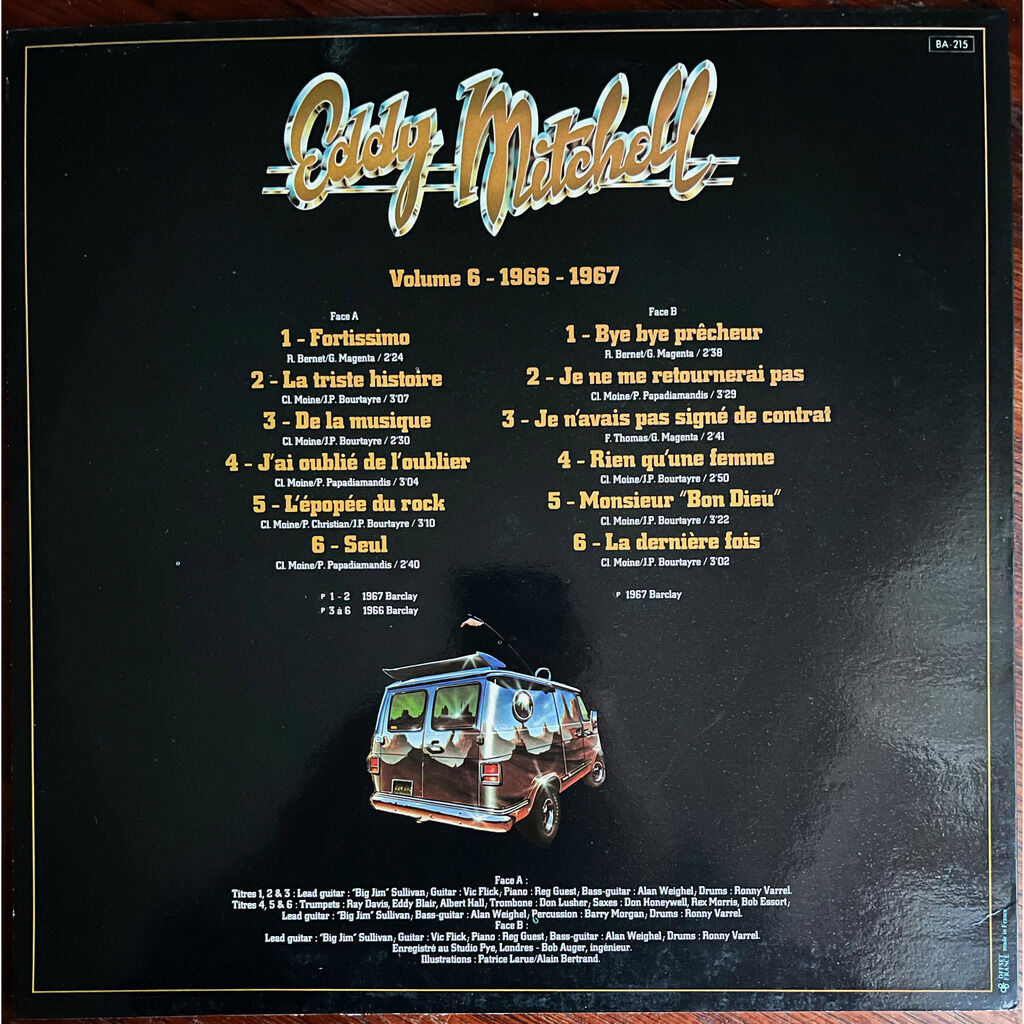  Eddy Mitchell  -  volume 6 - 1966/1967 - l'épopée du rock 