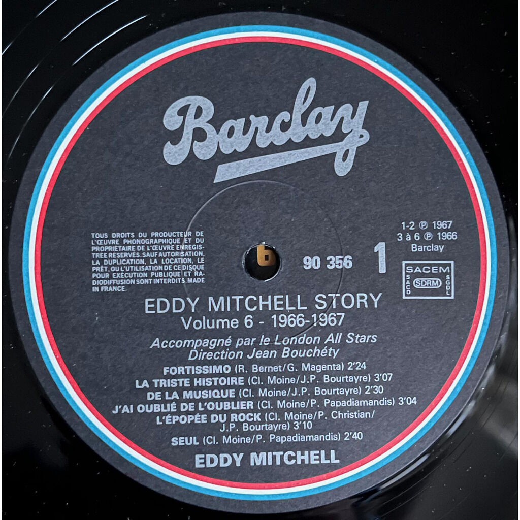  Eddy Mitchell  -  volume 6 - 1966/1967 - l'épopée du rock 