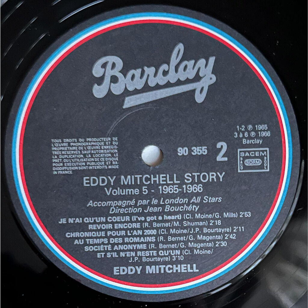  Eddy Mitchell  -  volume 5 - 1965/1966 - et s'il n'en reste qu'un 