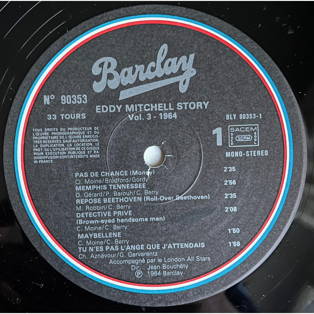  Eddy Mitchell  -  volume 3 - 1964 - toujours un coin qui me rappelle 