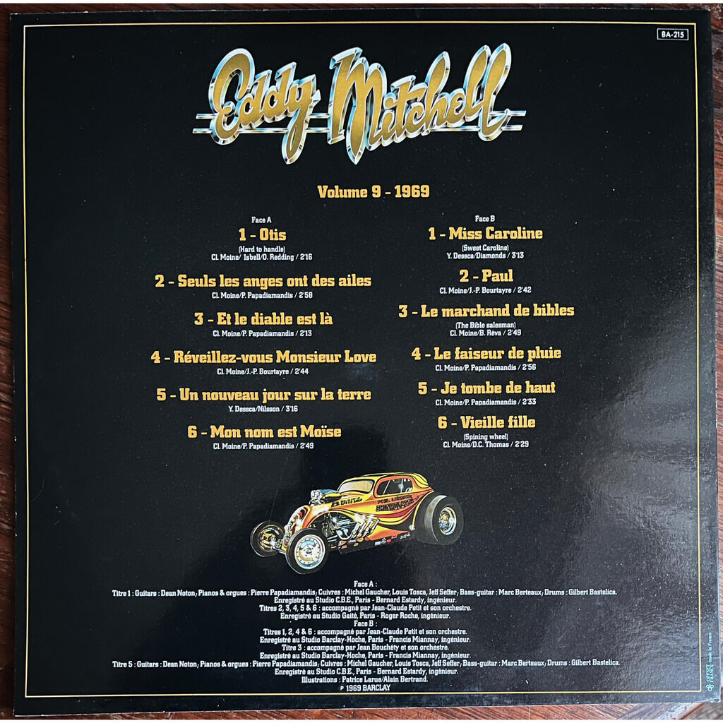  Eddy Mitchell  -  volume 9 - 1969 - miss caroline 