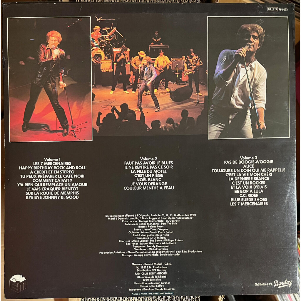  Eddy Mitchell  -  20 ans olympia 