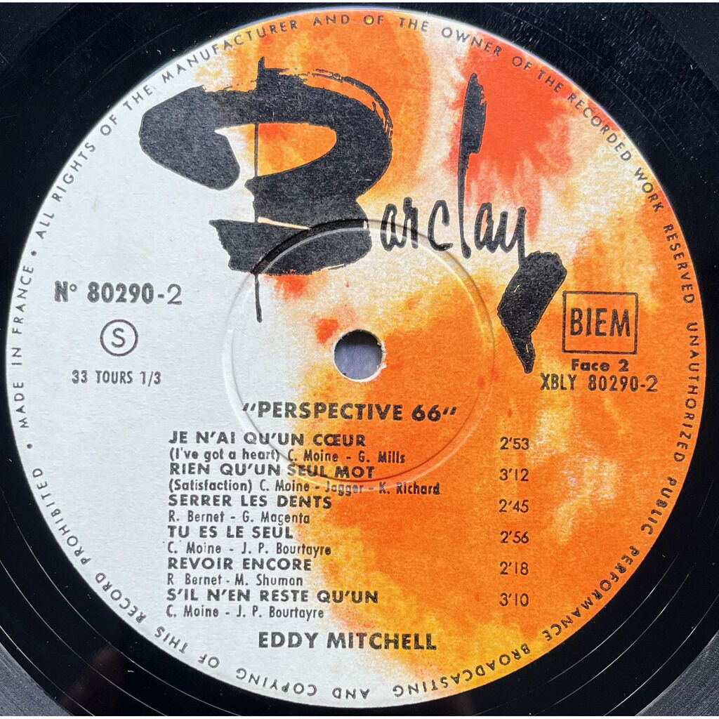  Eddy Mitchell  -  perspective 66 