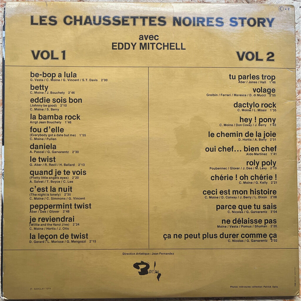 Les Chaussettes Noires avec Eddy Mitchell  -  les chaussettes noires story (vol. 1 - vol. 2) 