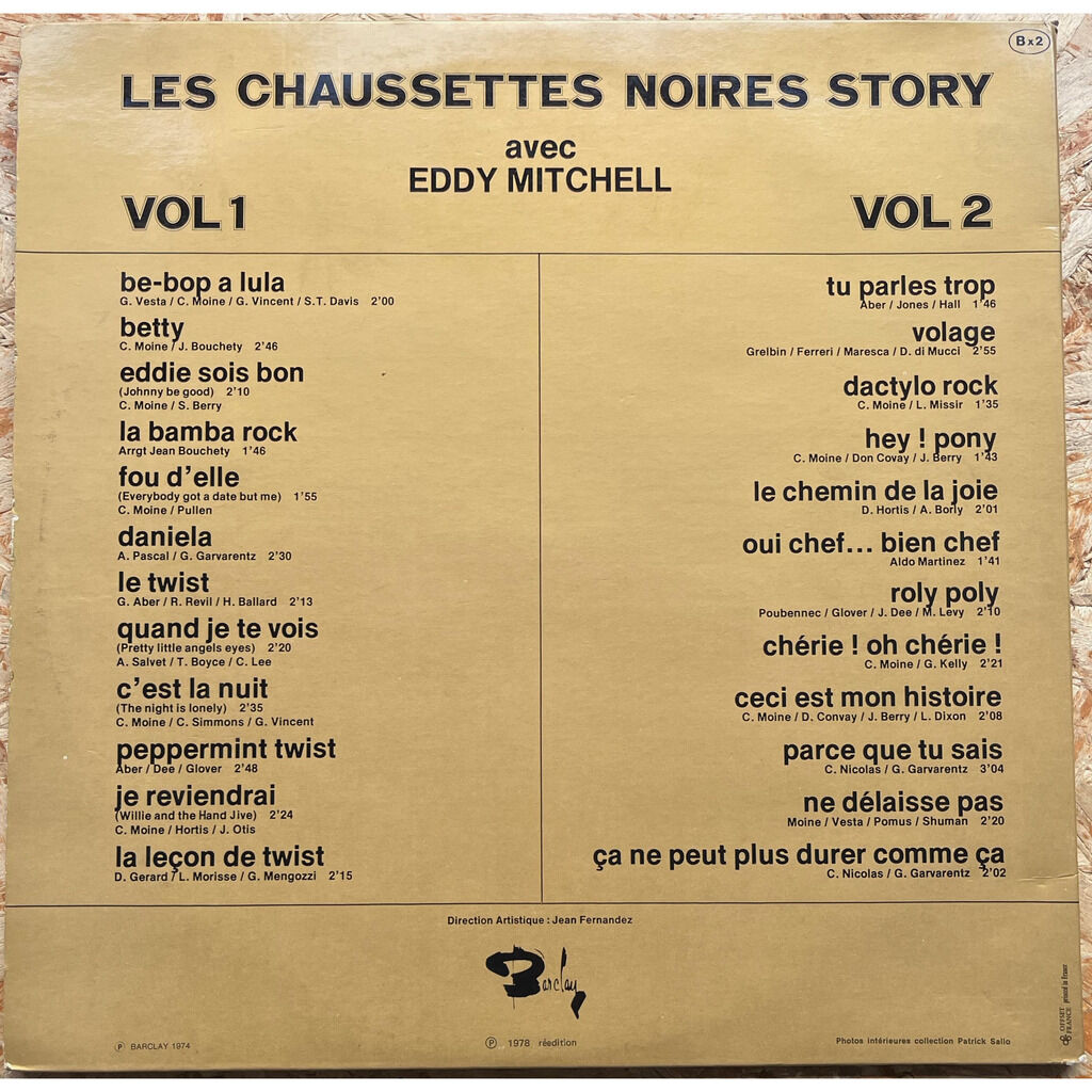  Les Chaussettes Noires avec Eddy Mitchell  -  les chaussettes noires story 