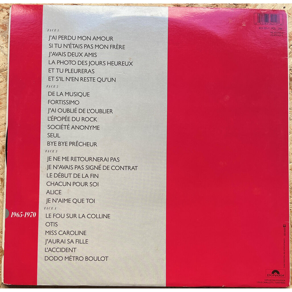  Eddy Mitchell  -  tout eddy ...ou presque 1965-1970 