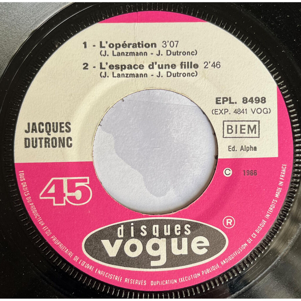  Jacques Dutronc  -  les cactus 