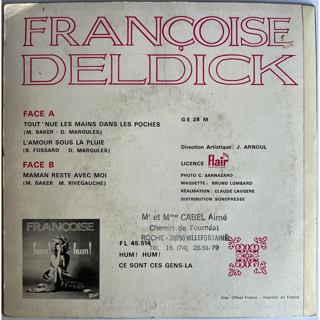  Françoise Deldick  -  tout'nue les mains dans les poches 