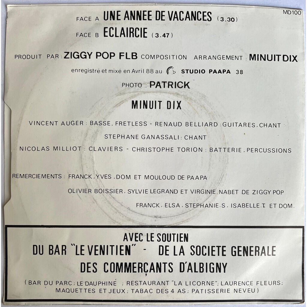  Minuit Dix (2)  -  une année de vacances 