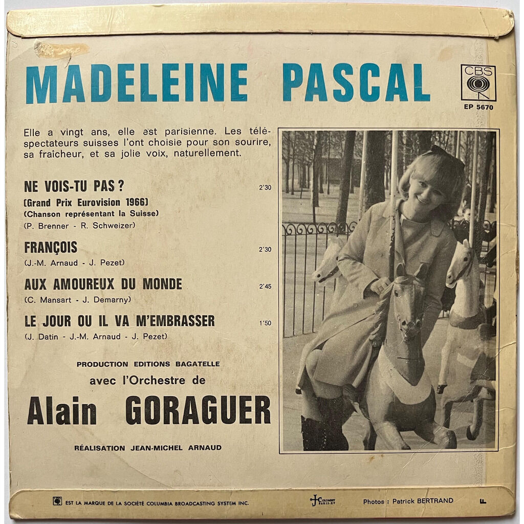  Madeleine Pascal  -  ne vois-tu pas ? 