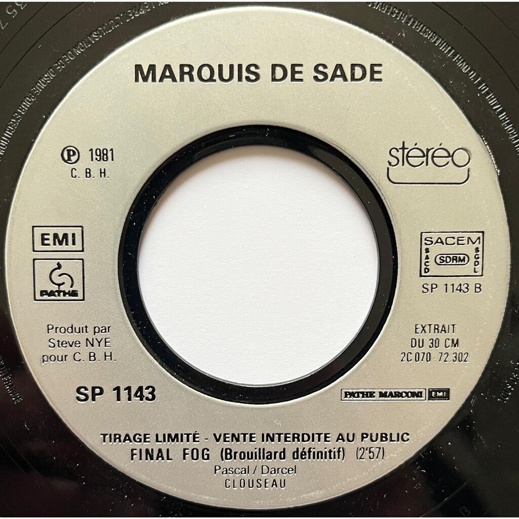  Marquis De Sade  -  wanda's loving boy 