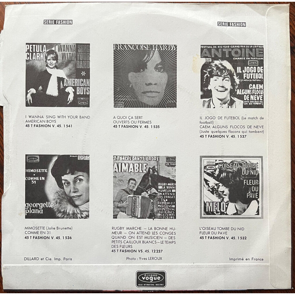  Delphine Desyeux Jacques Denjean  -  l'amie le petit chien et le garçon que j'aimais bien / la vielle boîte a musique 