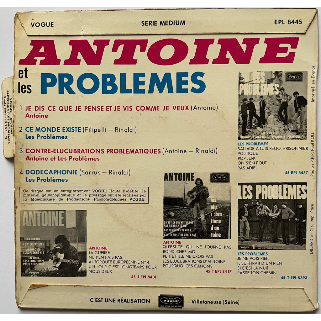  Antoine (2) Et Les Problèmes  -  antoine et les problèmes 