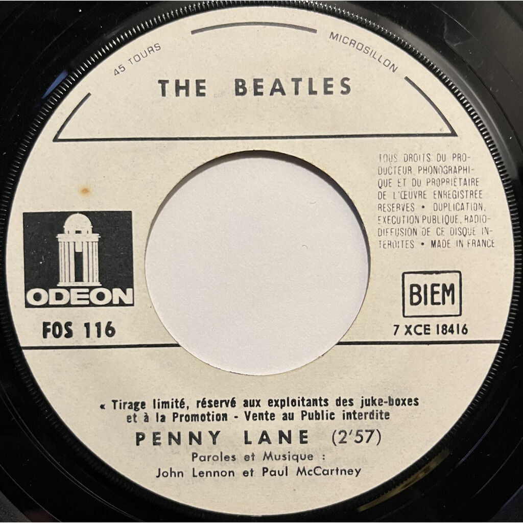  The Beatles  -  strawberry fields forever / penny lane 
