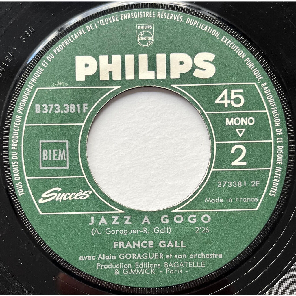  France Gall  -  la cloche / jazz à gogo 