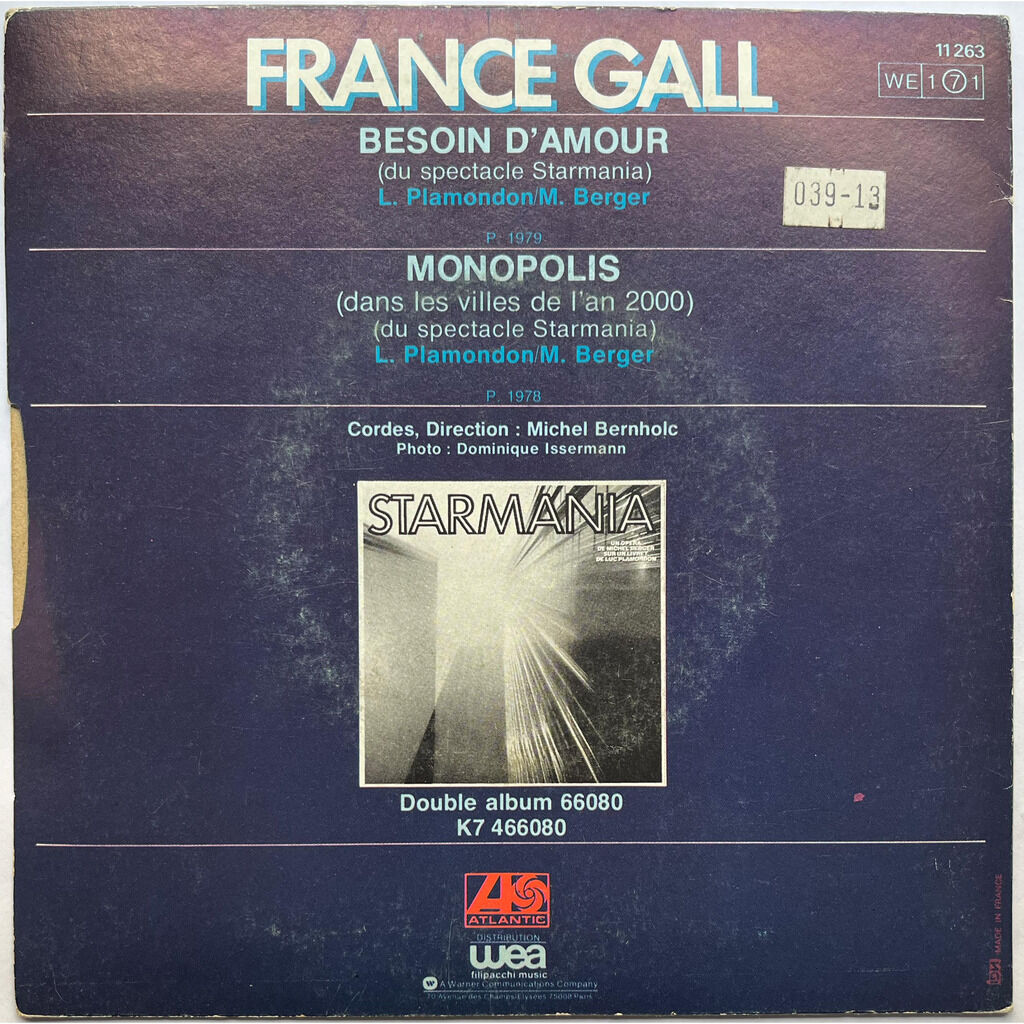  France Gall  -  besoin d'amour 