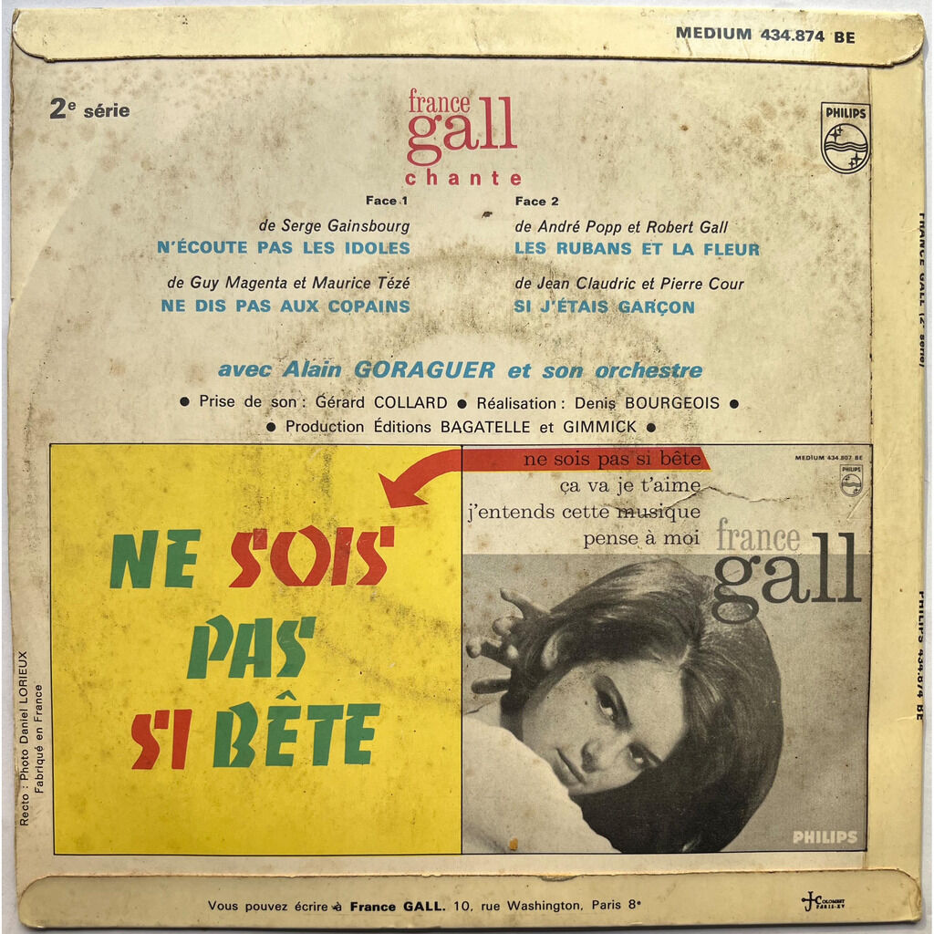  France Gall  -  n'écoute pas les idoles (2e série) 