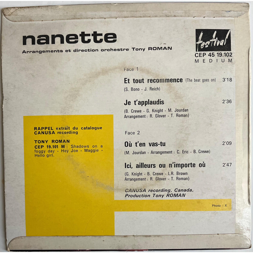  Nanette Workman  -  et tout recommence 