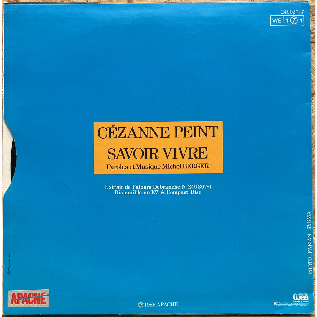  France Gall  -  cézanne peint 