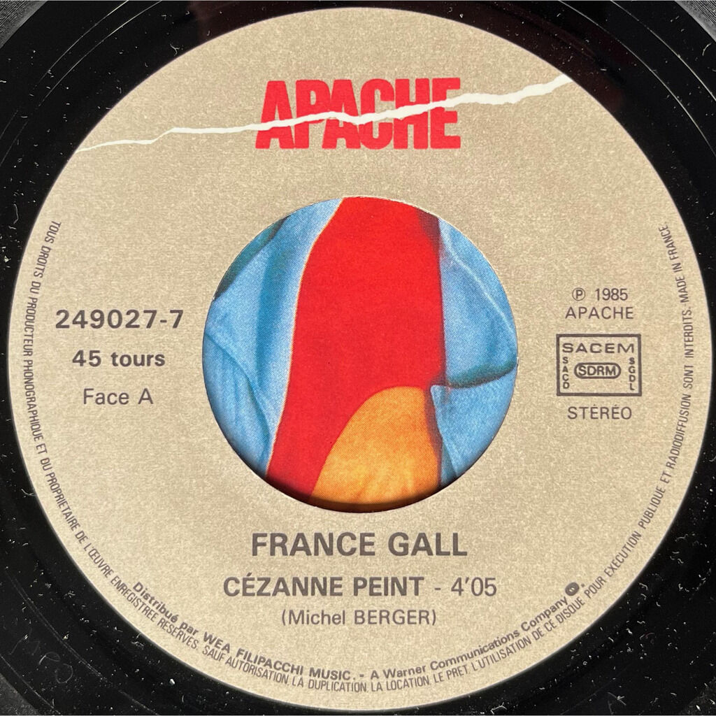  France Gall  -  cézanne peint 