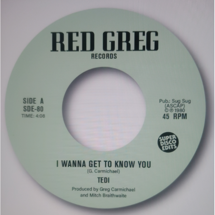  TEDI  -  i wanna get to know you ( inedit from 1980 by greg carmichael ) 