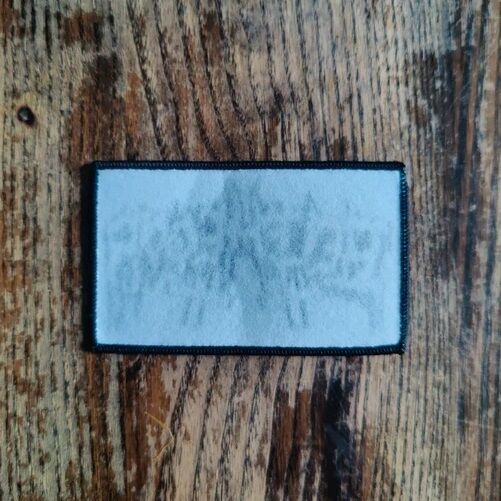  belphegor  -  logo patch black and white 