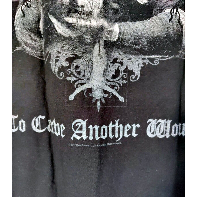  dark funeral  -  to carve another wound (xl size) official t-shirt 2017 razamataz 