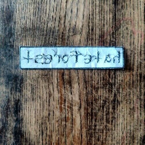  hate forest  -  embroidered logo patch 